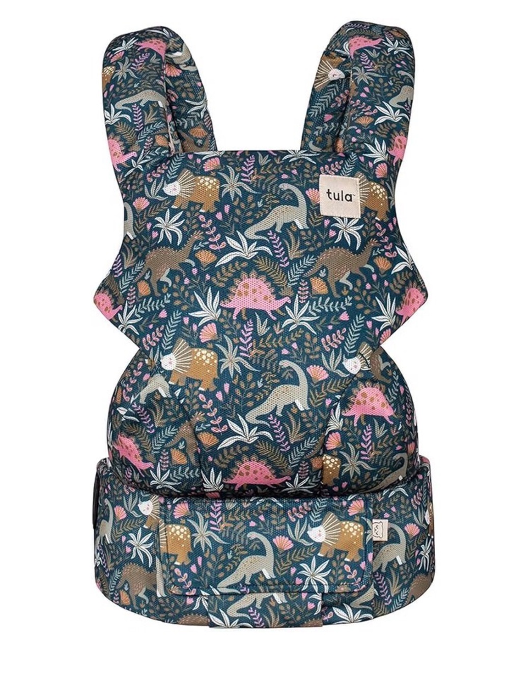 NIB - Tula Kids Dinosaur Print - Navy with Pink & Tan Accents